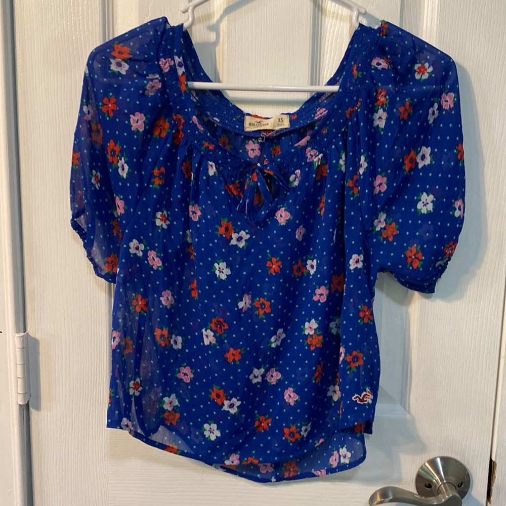 Sheer Hollister Blouse!